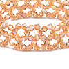 Bling Glass Beaded Stretch Bracelet BJEW-N018-03-4