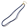 Nylon Milan Cord Necklace Making MAK-M028-01G-08-1