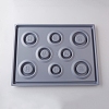 8 Sizes Plastic Rectangle Bracelet Design Board TOOL-D052-01-3