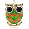Lovely Owl Pendant Necklace Findings ENAM-M001-104A-1