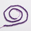 Round Natural Amethyst Gemstone Bead Strands G-J333-01-4mm-2