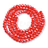 Electroplate Glass Beads Strands X-EGLA-A034-P10mm-A10-3