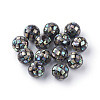 Natural Paua Shell Beads X-SSHEL-Q298-10mm-09-1