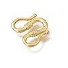 Brass M-Hook Clasps LS-KK-CBA0DF0-14E-G-2