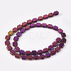 Electroplate Non-magnetic Synthetic Hematite Beads Strands G-P367-J-09-1