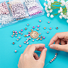 490Pcs 7 Style Spray Painted Acrylic Beads ACRP-PH0001-09-5