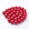 Natural Mashan Jade Round Beads Strands G-D263-12mm-XS31-3