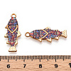 Alloy Enamel Pendants FIND-C037-16G-07-1-3