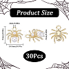 30Pcs Alloy Jewelry Acrylic Pendants FIND-SC0006-90-2