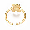 Brass Enamel Cuff Rings RJEW-N035-020-NF-3