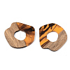 Resin & Walnut Wood Pendants RESI-S389-050A-A01-2