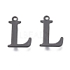 304 Stainless Steel Charms STAS-H112-L-EB-1
