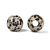 Natural Dalmatian Jasper European Beads G-Q602-09B-08-2