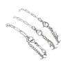 3Pcs 304 Stainless Steel Bracelets BJEW-JB12463-5