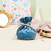 Velvet Jewelry Bags with Drawstring & Plastic Imitation Pearl TP-CJC0001-03D-5