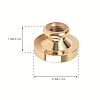 Wax Seal Brass Stamp Head AJEW-WH0130-745-2