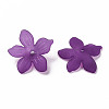 Frosted Acrylic Bead Caps MACR-S371-05A-743-2