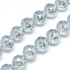 Electroplate Glass Bead Strands EGLA-S137-07-1