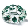 Natural Malachite Stretch Bracelets BJEW-G702-06C-2