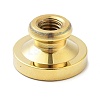 Golden Tone Wax Seal Brass Stamp Heads STAM-P002-01G-06-2