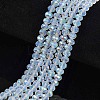 Electroplate Glass Beads Strands EGLA-A034-J3mm-L07-1