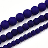 Opaque Glass Beads Strands GLAA-T032-P8mm-MD03-4