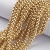 Glass Pearl Beads Strands HY-6D-B28-4