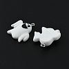Halloween Themed Opaque Resin Pendants LS-RESI-CJC0006-028C-1
