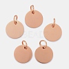 Ion Plating(IP) 304 Stainless Steel Pendants STAS-I311-32C-RG-2