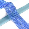 Electroplate Glass Beads Strands X1-EGLA-A034-T6mm-L04-4