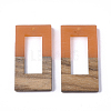 Resin & Walnut Wood Pendants RESI-S358-26C-2