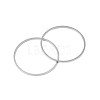 Non-Tarnish 304 Stainless Steel Linking Ring STAS-T047-15N-2