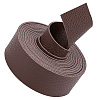 2M Flat Single Face Lychee Pattern Imitation Leather Band LC-WH0010-02A-02-1
