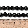 Natural Golden Sheen Obsidian Beads Strands G-Z119-A10-02-6