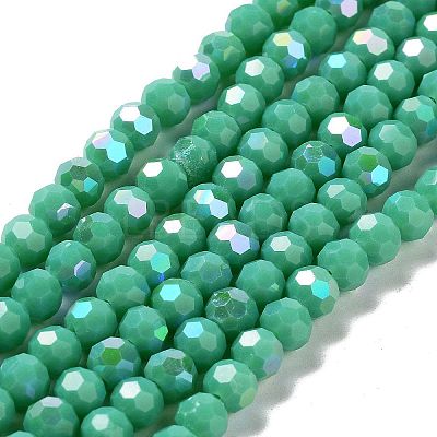 Opaque Glass Beads Strands EGLA-A035-P6mm-L13-1