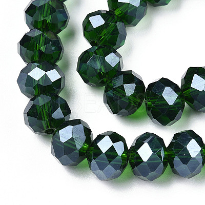 Electroplate Glass Beads Strands LS-EGLA-A034-T10mm-A31-1