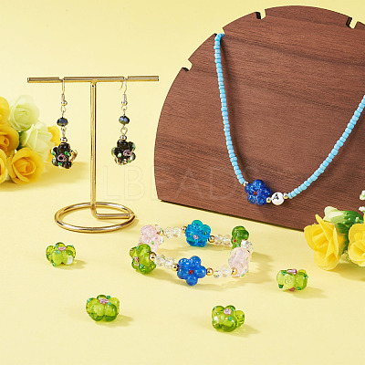 10Pcs Handmade Lampwork Beads LAMP-TADJ0001-01H-1
