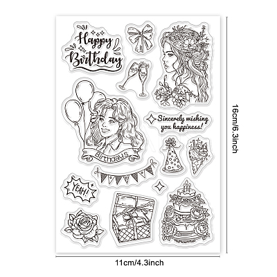 PVC Plastic Clear Stamps DIY-WH0448-0721-1
