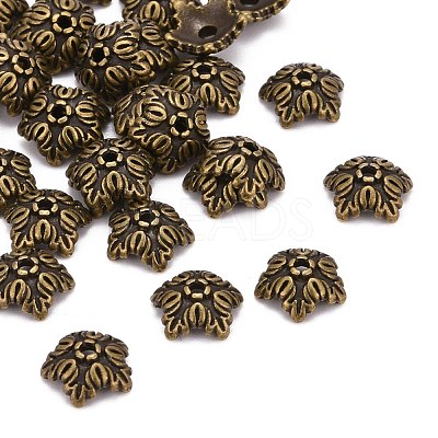 Tibetan Style Bead Caps X-TIBEB-A24621-AB-FF-1