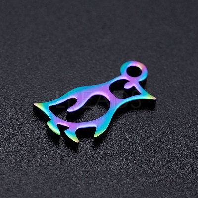 Ion Plating(IP) 201 Stainless Steel Charms STAS-Q201-JN221-1