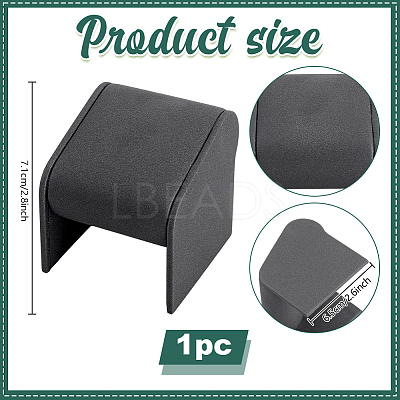 Desktop Imitation Leather Single Watch Holder ODIS-WH0007-64A-1