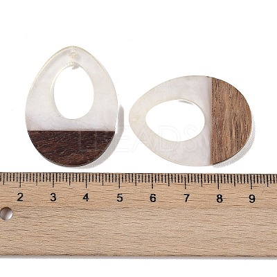 Resin & Wood Pendants WOOD-F015-17F-1