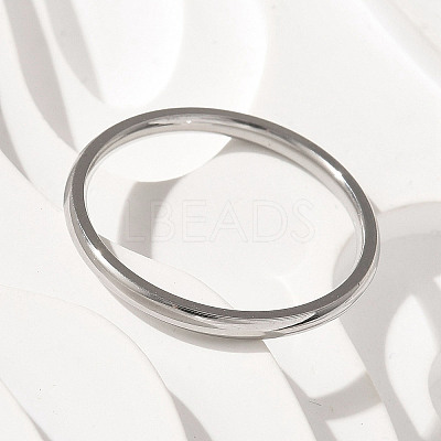 304 Stainless Steel Plain Band Rings STAS-I160-E04-P-1