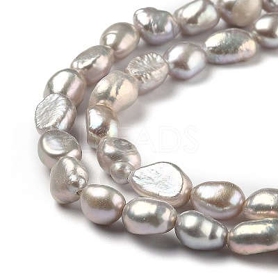Natural Cultured Freshwater Pearl Beads Strands PEAR-L033-30C-1