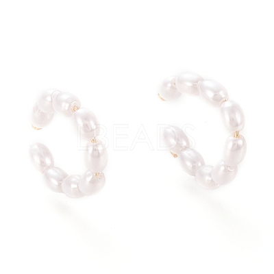 Brass Cuff Earrings EJEW-I249-21G-1