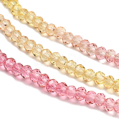 Transparent Painted Glass Beads Strands LS-DGLA-A034-T2mm-A07-1