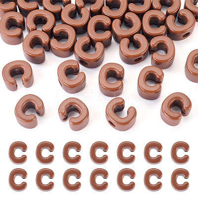 Opaque Acrylic European Beads LS-OACR-TAC0019-006C-1