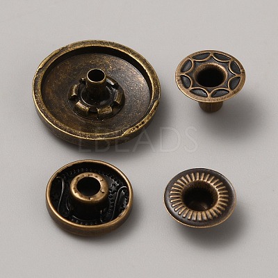 Alloy Snap Button FIND-WH0421-74O-1