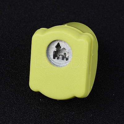 Random Single Color or Random Mixed Color Mini Plastic Craft Paper Punch Sets for Scrapbooking & Paper Crafts AJEW-L051-17-1