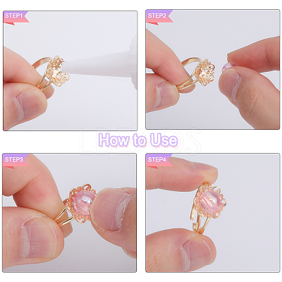 20Pcs Adjustable Brass Finger Ring Findings DIY-CA0005-62-1